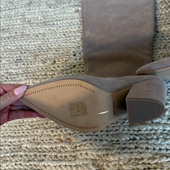 Dolce Vita Tan Heeled Boots - Picture 3 of 3